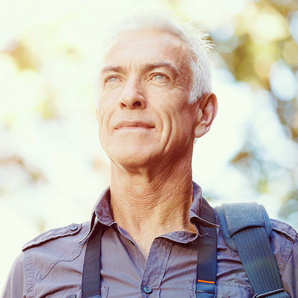 Closeup of a Man Smiling